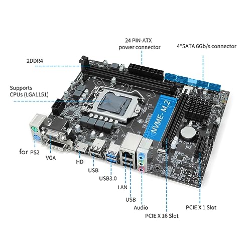 Amazon | H310マザーボード、PC用LGA 1151マザーボード、コアCPU